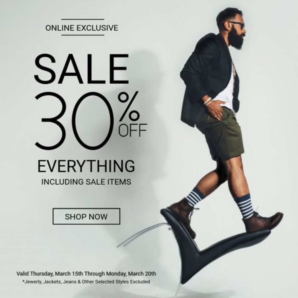 30% 0FF MEN'S CLOTHING & ASSESSORIES NWT NWOT PRE-LOVED OFFERS ACCEPTED BUNDLE